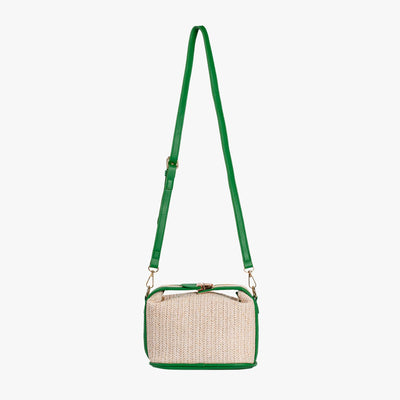 Poppy Mini Straw Crossbody