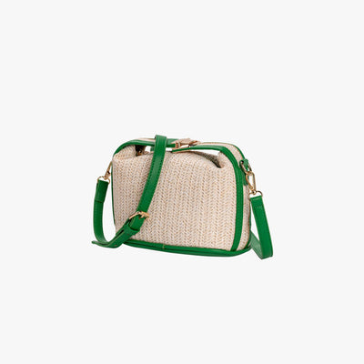 Poppy Mini Straw Crossbody