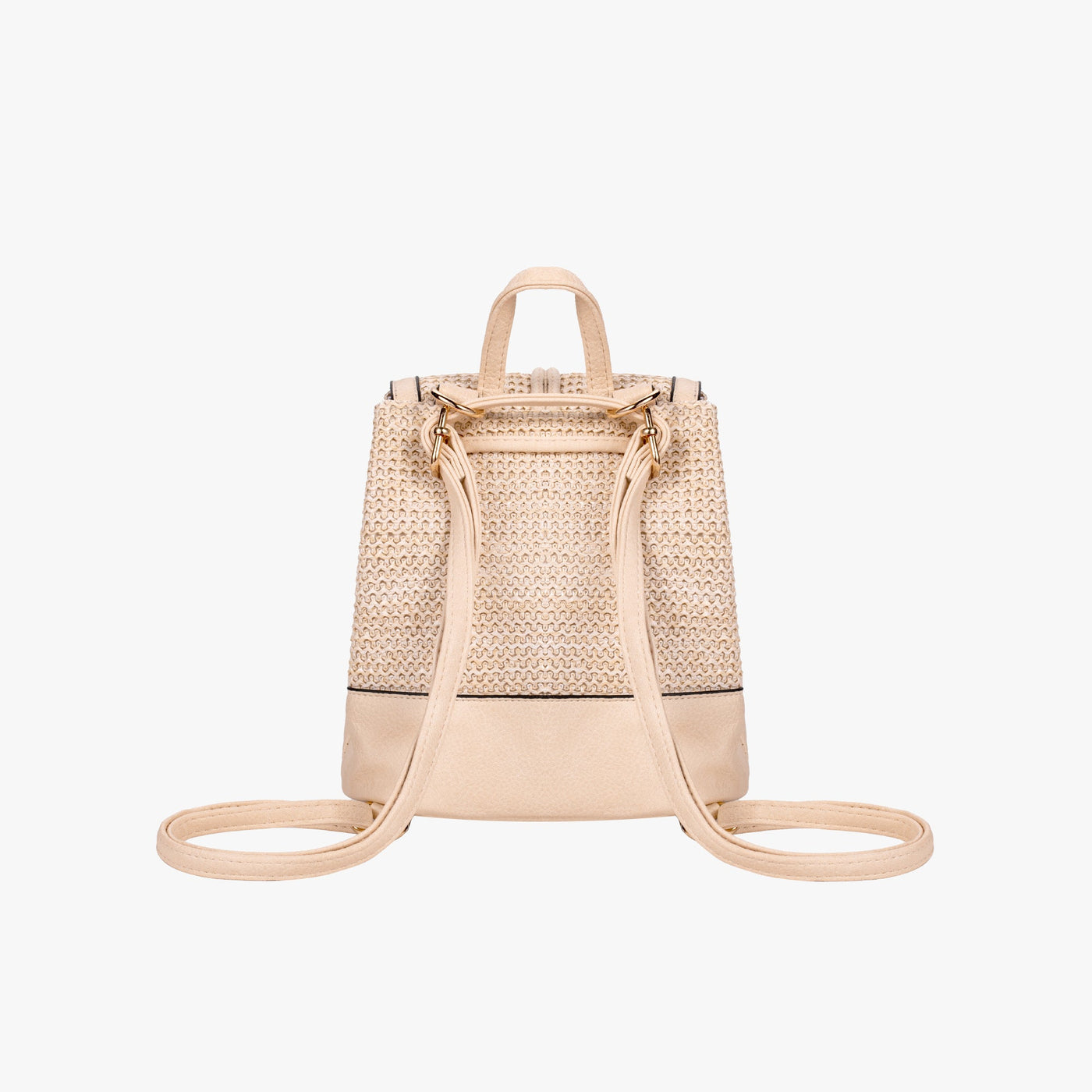 Knotted Straw Backpack