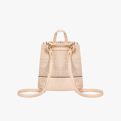 Knotted Straw Backpack