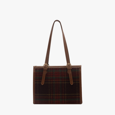 Plaid Tote