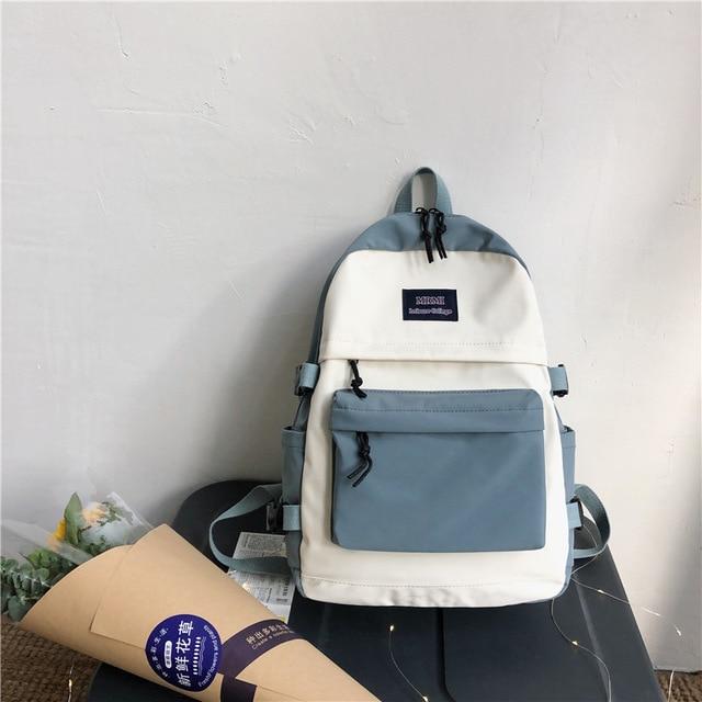 Twin Color School Backpack