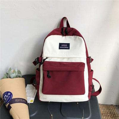 Twin Color School Backpack