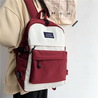 Twin Color School Backpack