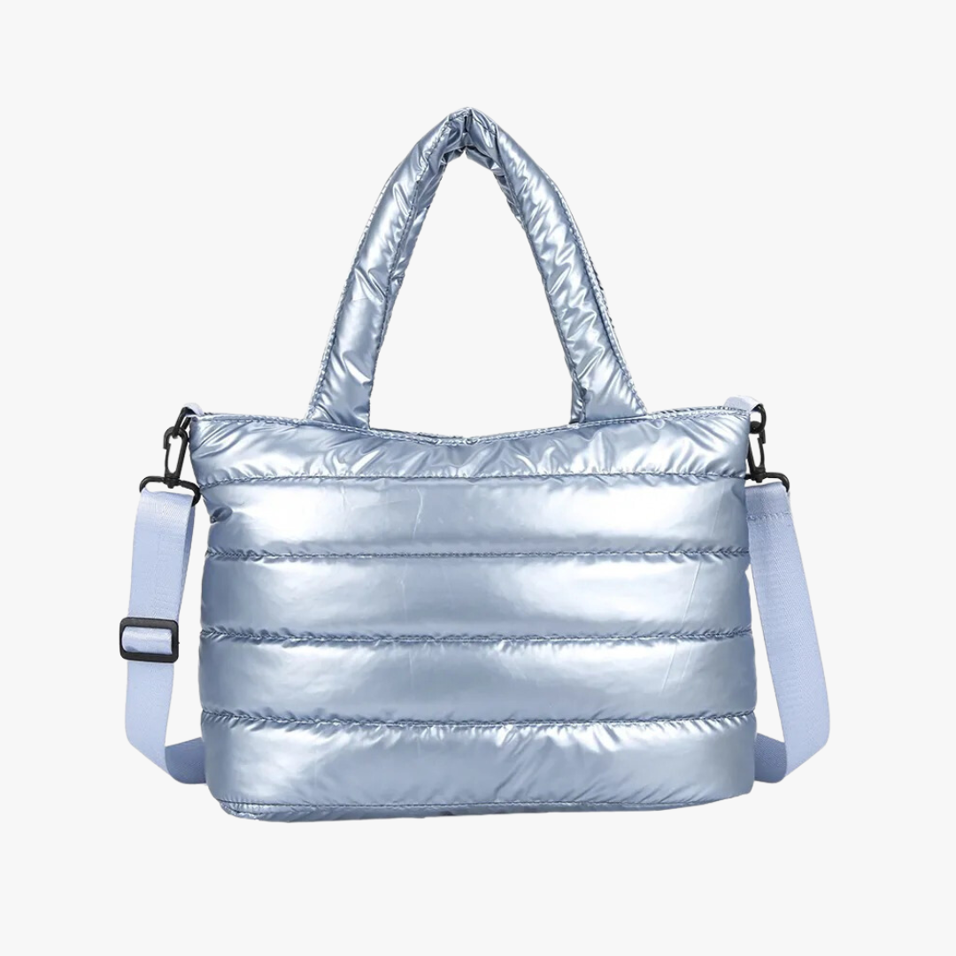 Satin Puffer Bag