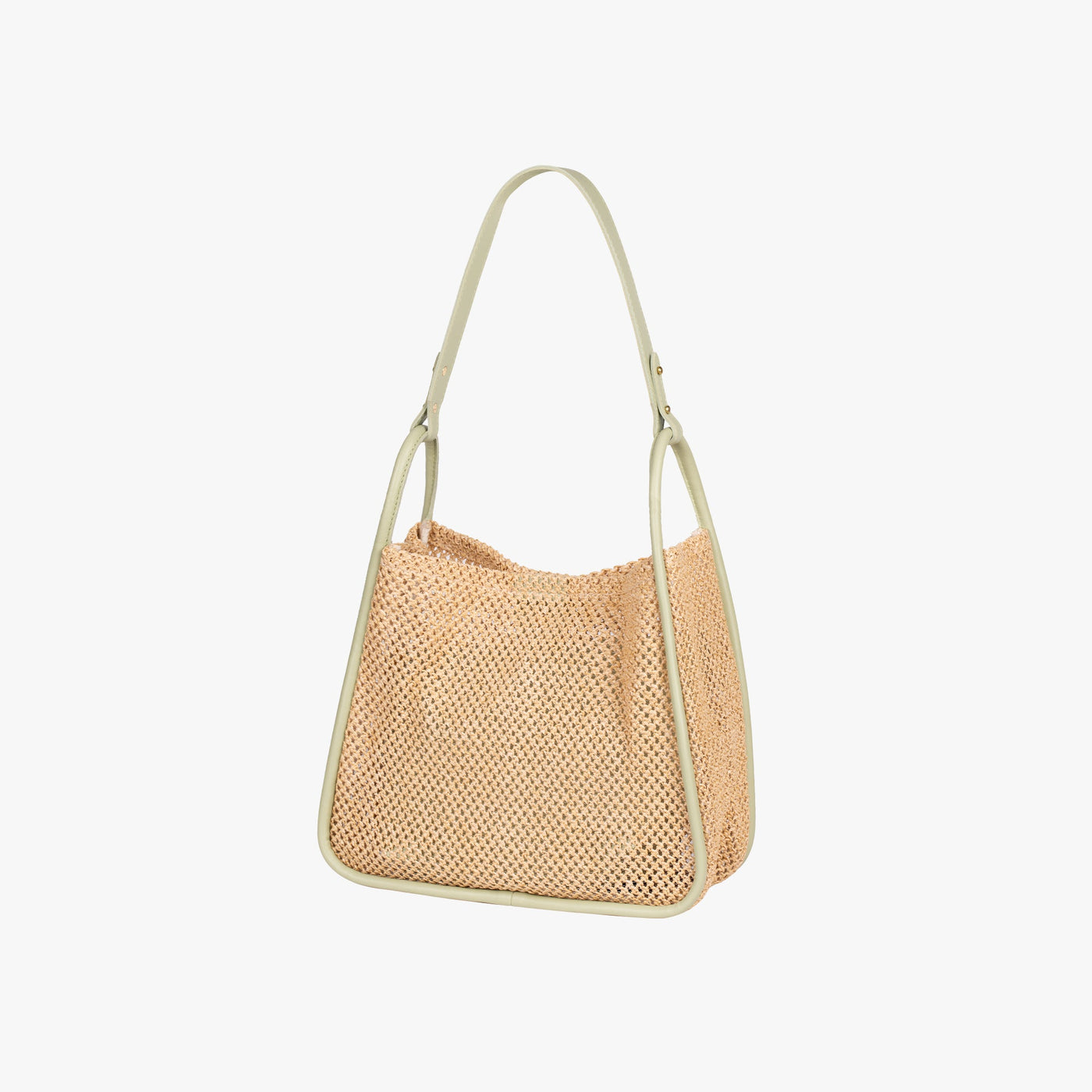 Large Handle Straw Tote