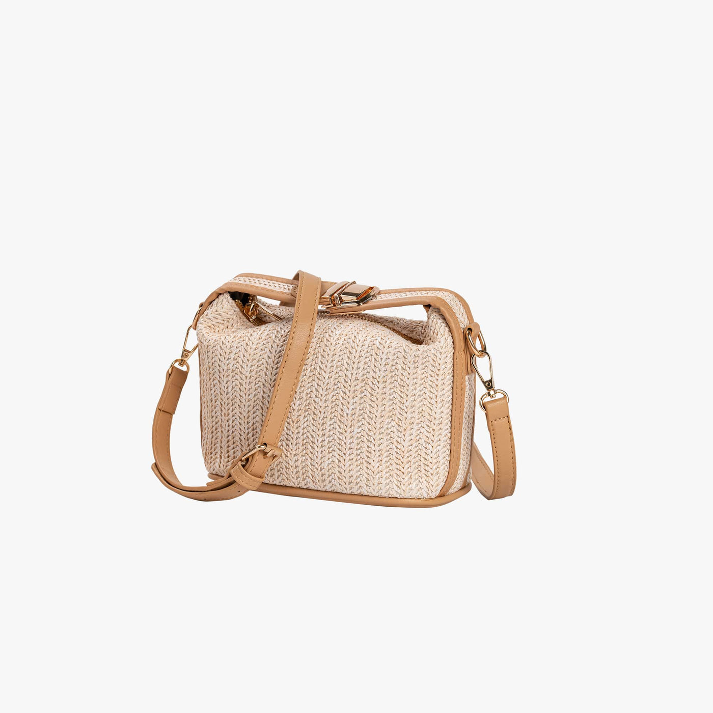 Poppy Mini Straw Crossbody