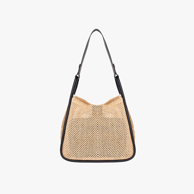 Large Handle Straw Tote