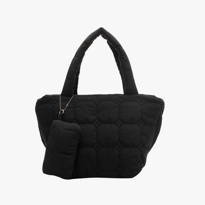 Luxee Boxy Puffer Tote