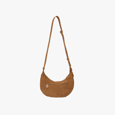 Suede Croissant Bag