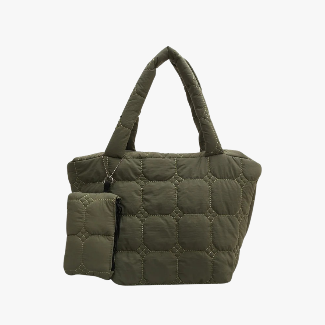 Luxee Boxy Puffer Tote