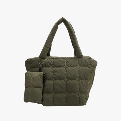 Luxee Boxy Puffer Tote