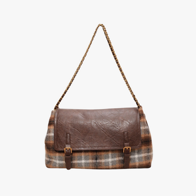 Plaid Flap Bag