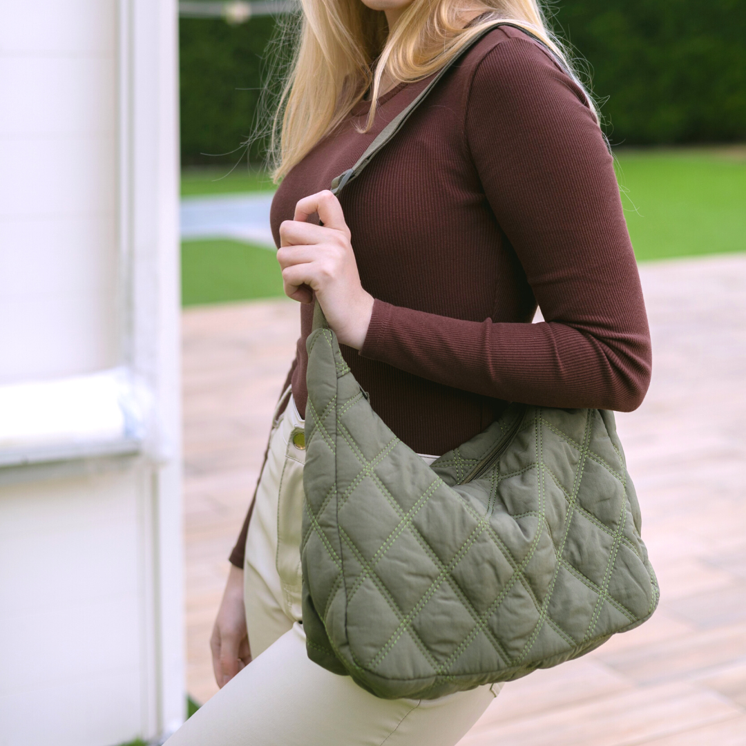 Luxee Quilted Puffer Bag