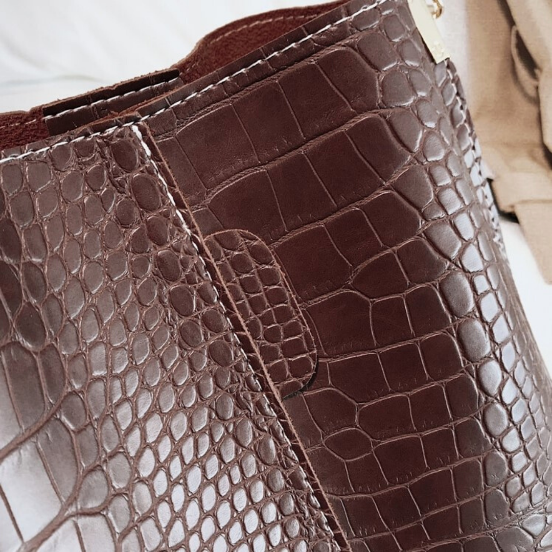 Bea Croc Embossed Bag