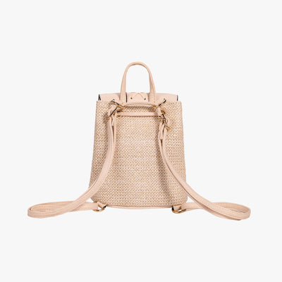 Tassel Straw Backpack