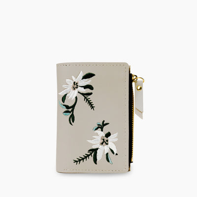 Orchid Embroidery Wallet