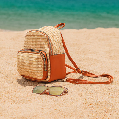 Luxee Mini Straw Backpack