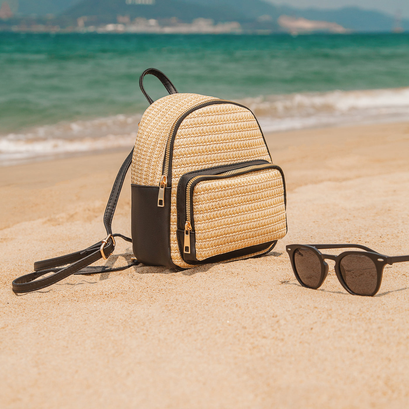 Luxee Mini Straw Backpack