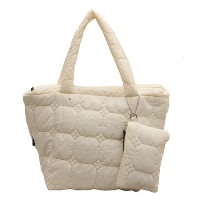 Luxee Boxy Puffer Tote