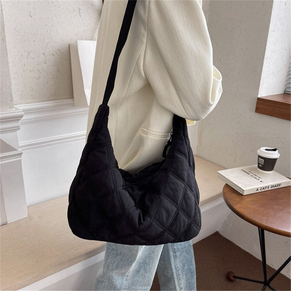 Luxee Quilted Puffer Bag