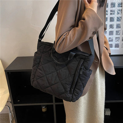 Luxee Quilted Puffer Tote