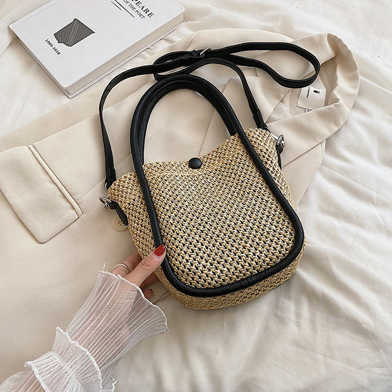 Mini Straw Tote