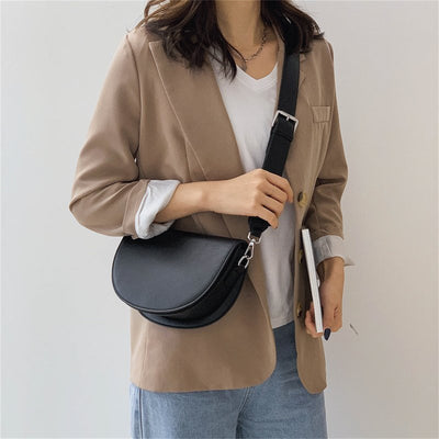 Minimal Half Moon Crossbody