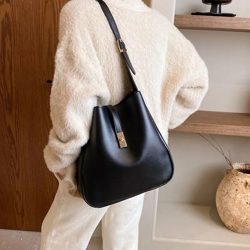 Bea Turn Lock Shoulder Bag