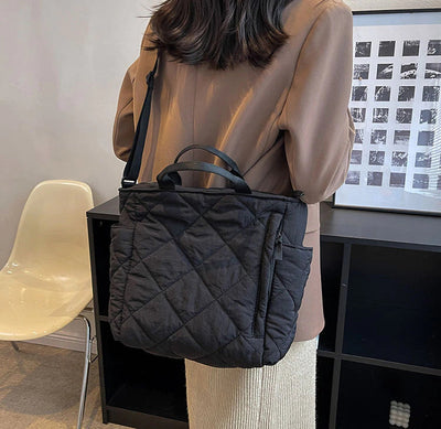 Luxee Quilted Puffer Tote