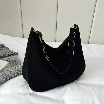 Mara Suede Shoulder Bag