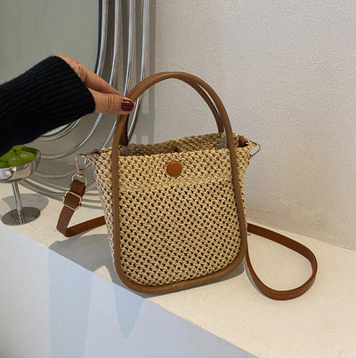 Mini Straw Tote