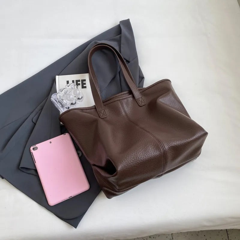 Leah Vegan Leather Tote