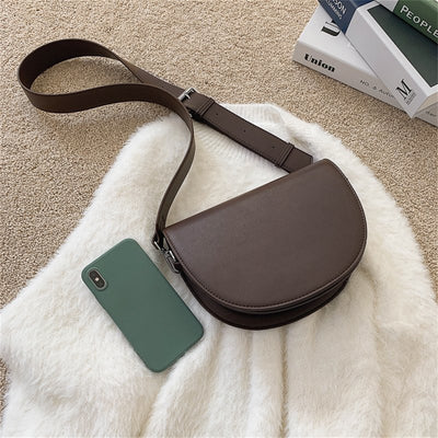 Minimal Half Moon Crossbody