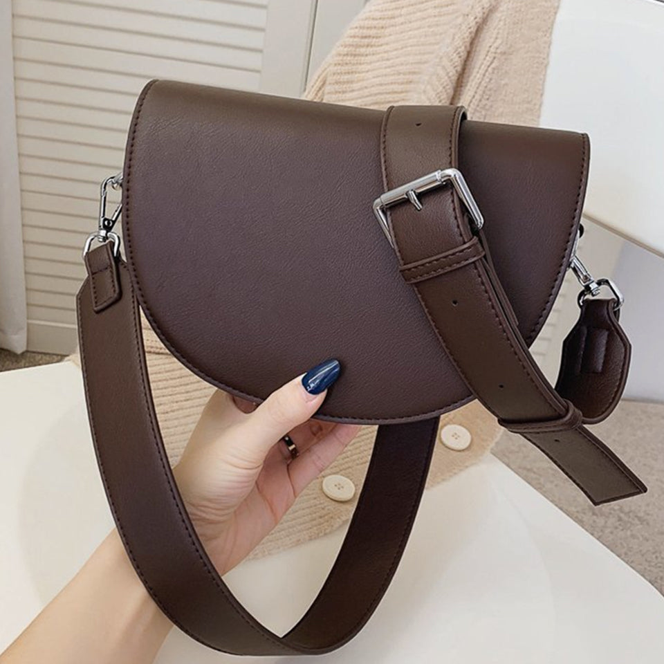 Minimal Half Moon Crossbody