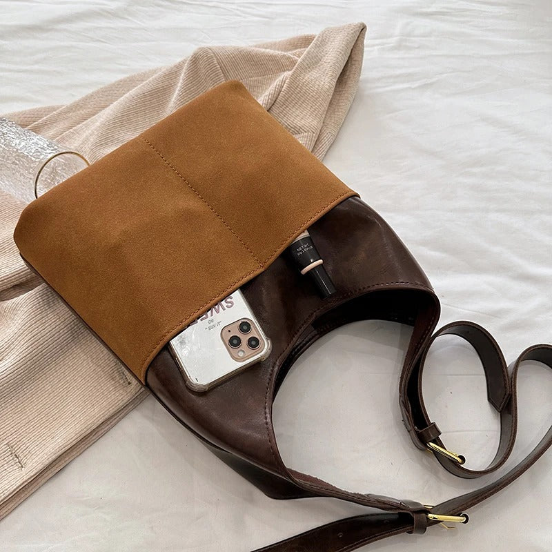 Carol Two Tone Shoulder Bag