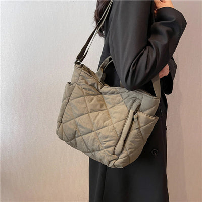 Luxee Quilted Puffer Tote