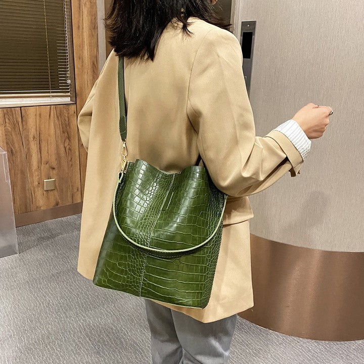 Bea Croc Embossed Bag