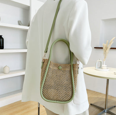 Mini Straw Tote