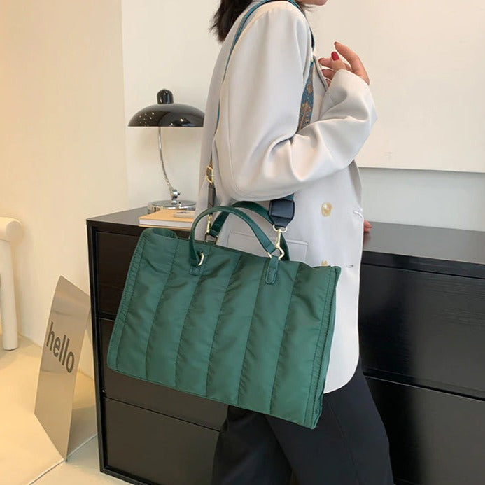 Luxee Puffer Midi Tote