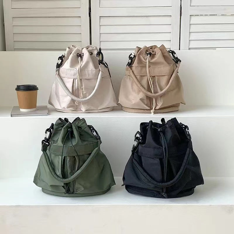 Luxee Nylon Drawstring Bag