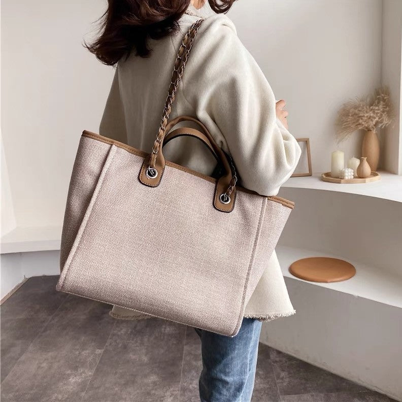 Luxee Large Canvas Tote