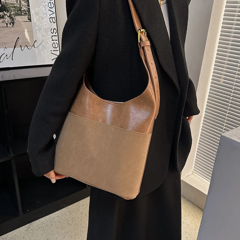 Carol Two Tone Shoulder Bag