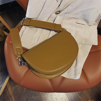 Minimal Half Moon Crossbody