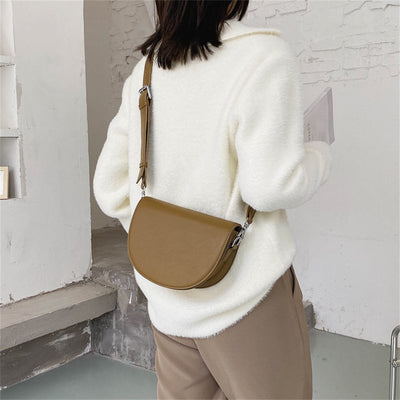 Minimal Half Moon Crossbody