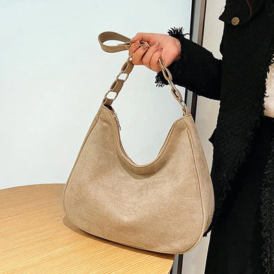 Mara Suede Shoulder Bag