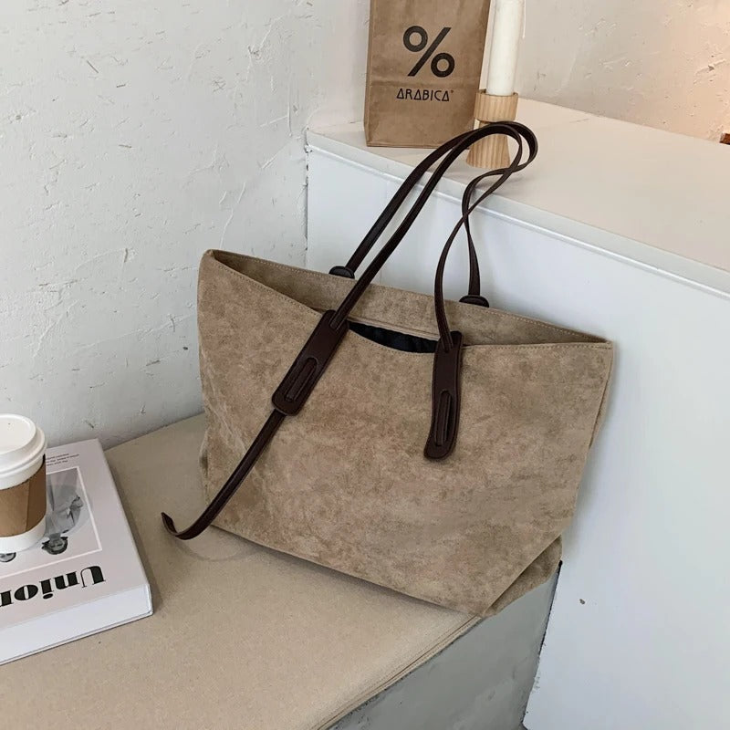 Luxee Suede Tote