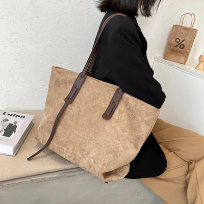 Luxee Suede Tote