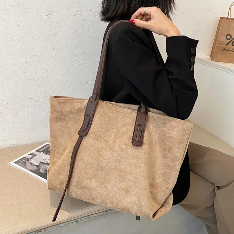 Luxee Suede Tote