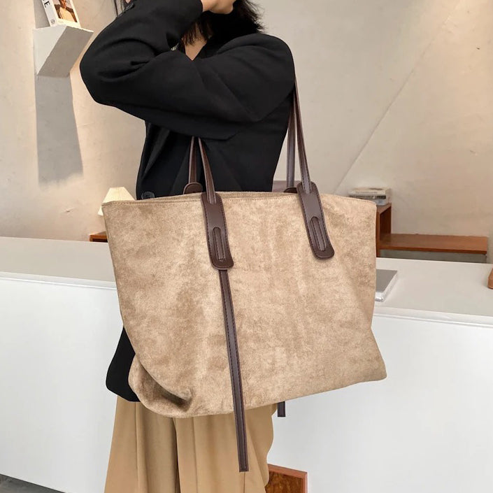 Luxee Suede Tote